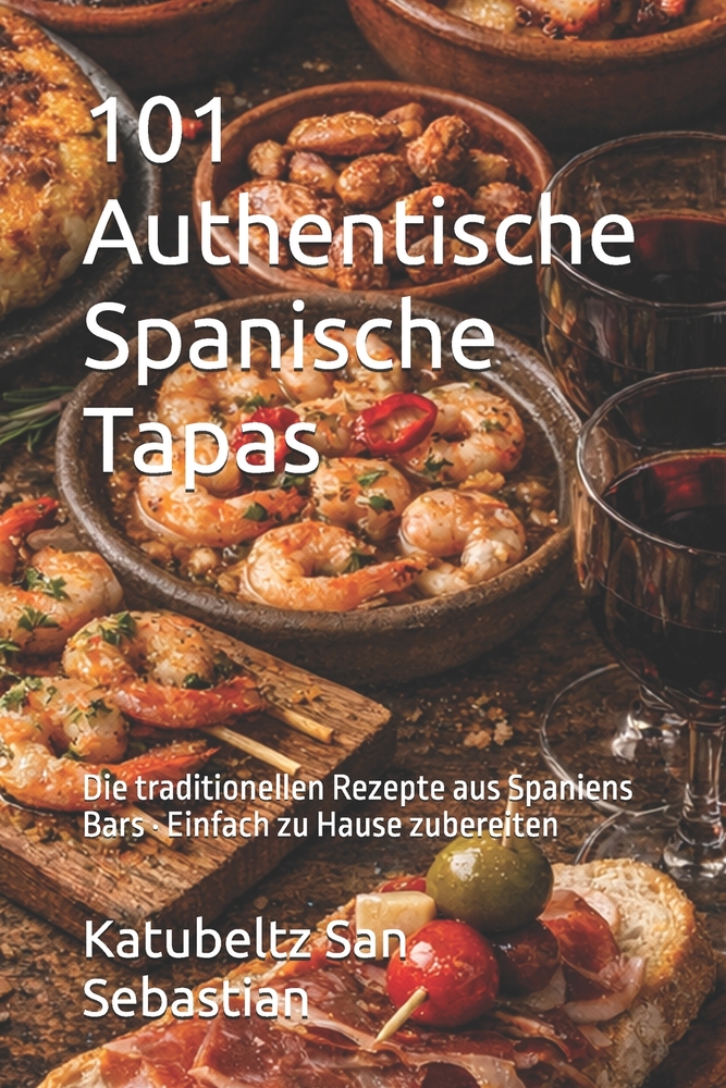 101 Authentische Spanische Tapas: Die traditionellen Rezepte aus Spaniens Bars - Einfach zu Hause zubereiten cover