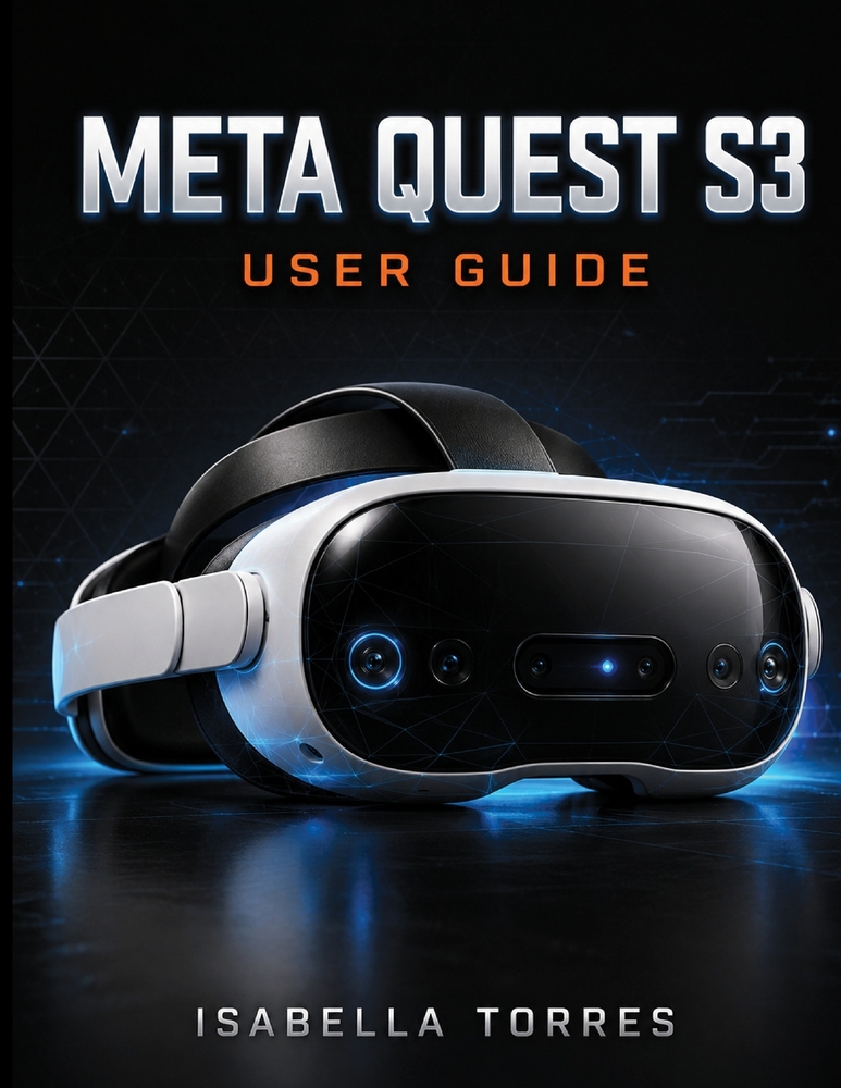 Meta Quest S3 User Guide: The Ultimate Step-by-Step Manual to Master Mixed Reality, Optimize Settings, and Troubleshoot Your VR Headset with Ease cover