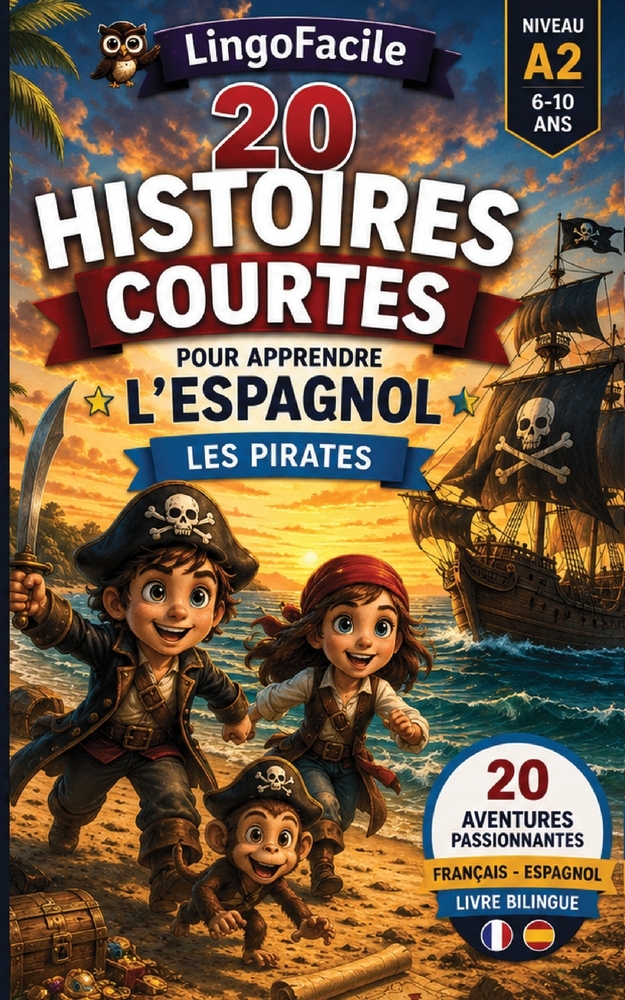 20 histoires courtes pour apprendre l'espagnol: Les chevaliers cover