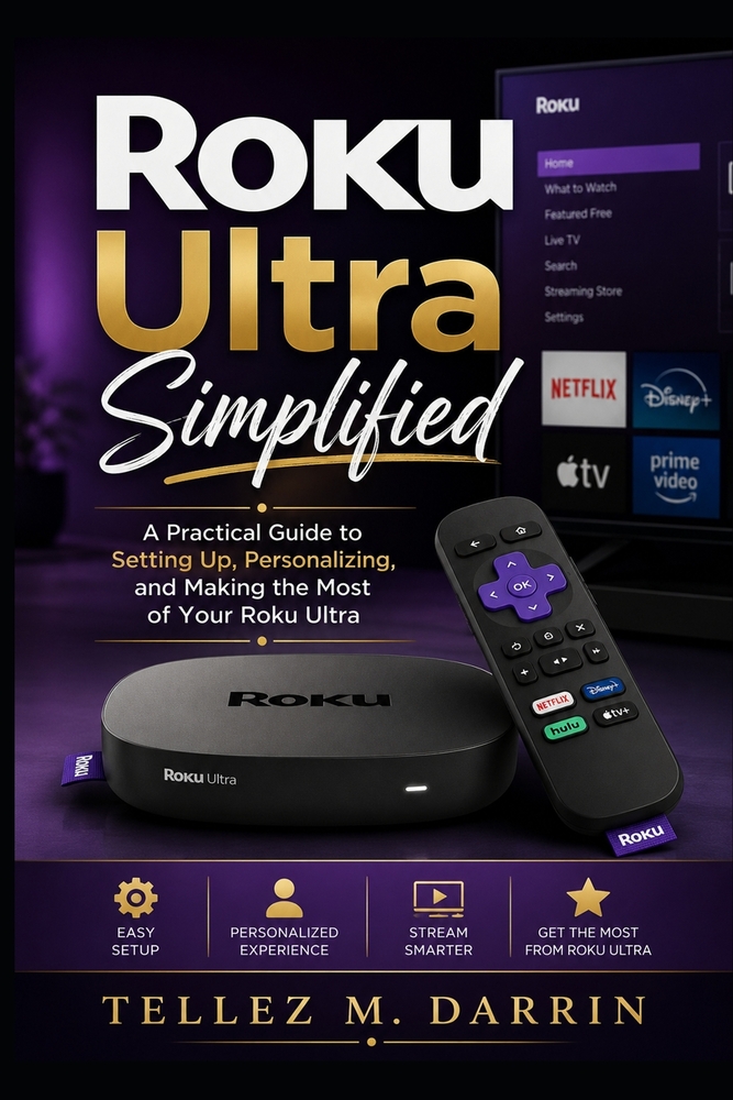 Roku Ultra Simplified: A Practical Guide to Setting Up, Personalizing, and Making the Most of Your Roku Ultra cover
