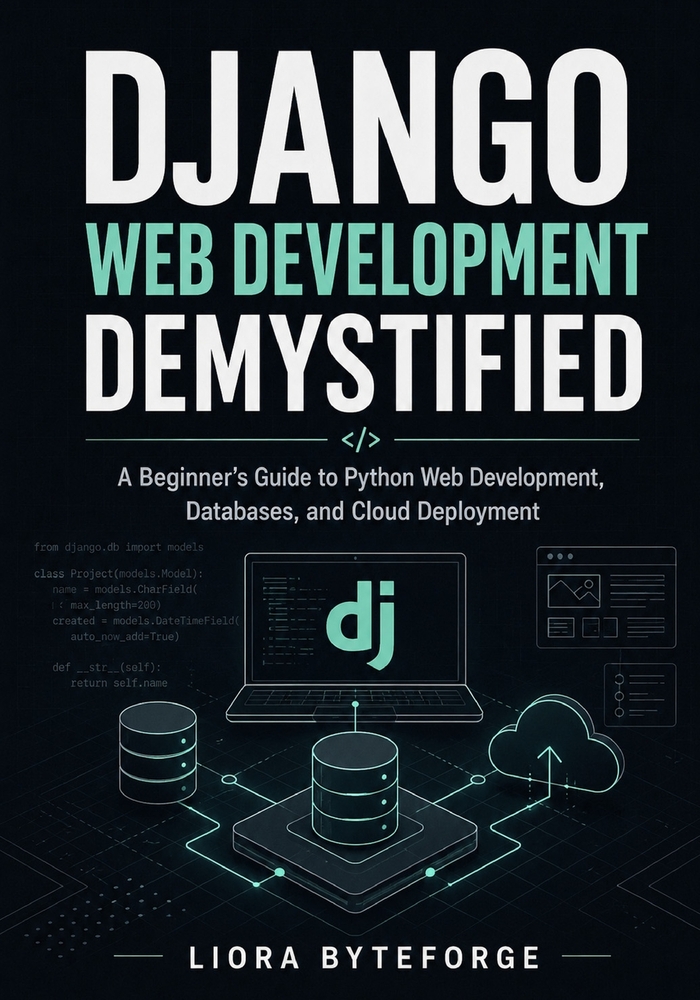 Django Web Development Demystified: A Beginner's Guide to Python Web Development, Databases, and Cloud Deployment cover