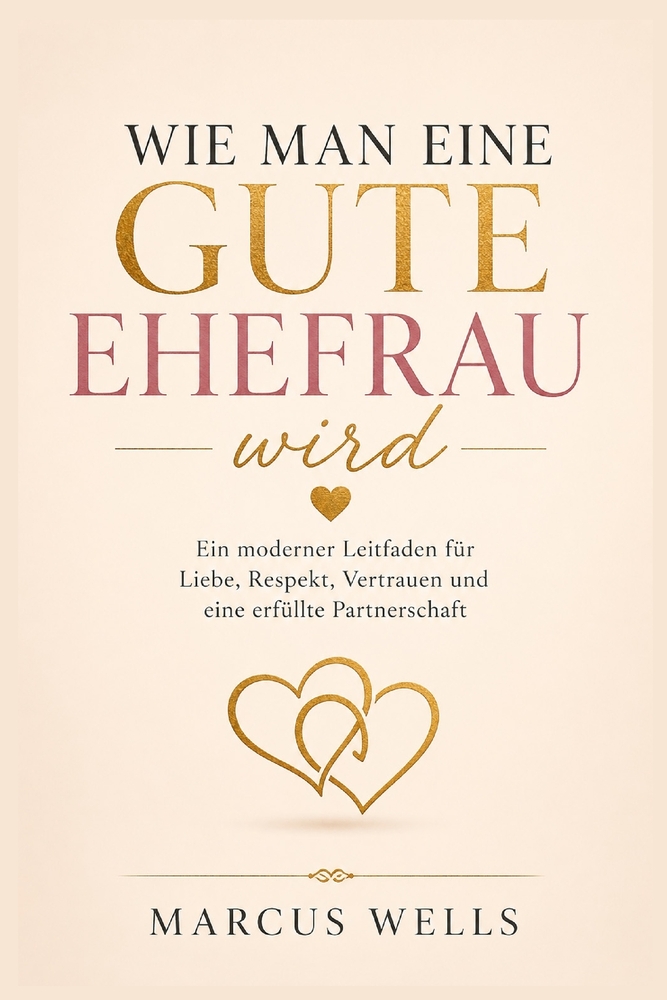 Wie man eine gute Ehefrau wird: Ein moderner Leitfaden für Liebe, Respekt, Vertrauen und eine erfüllte Partnerschaft cover
