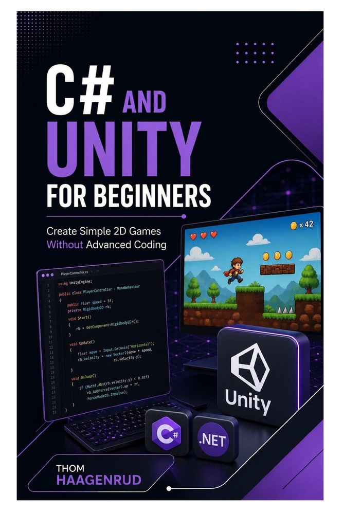 C# and Unity for Beginners: Create Simple 2D Games Without Advanced Coding cover