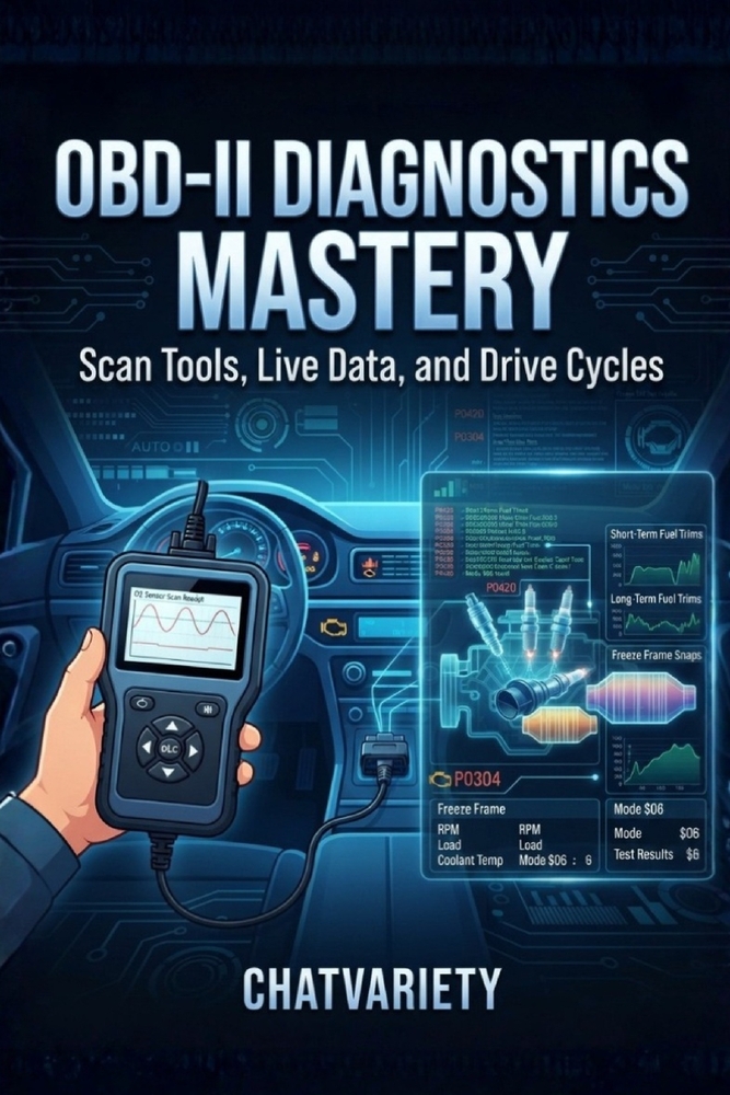 OBD-II Diagnostics Mastery: Scan Tools, Live Data, and Drive Cycles cover