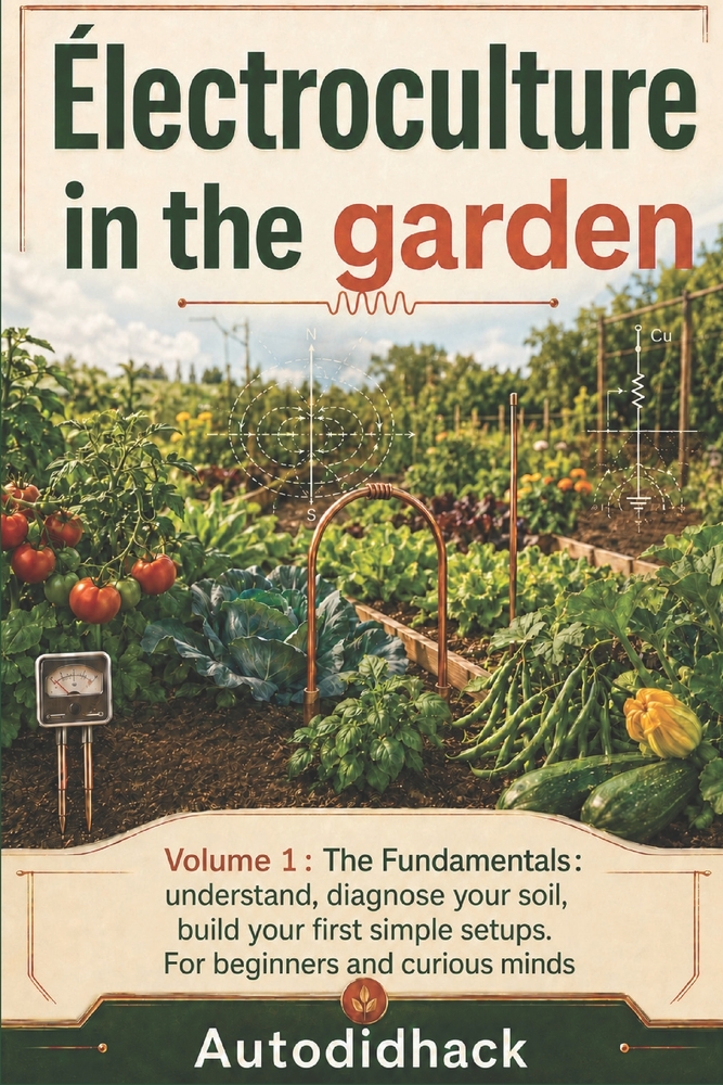 Electroculture in the garden: Tome 1: The fundamentals: Understand, diagnose your soil, build your first simple setups. cover