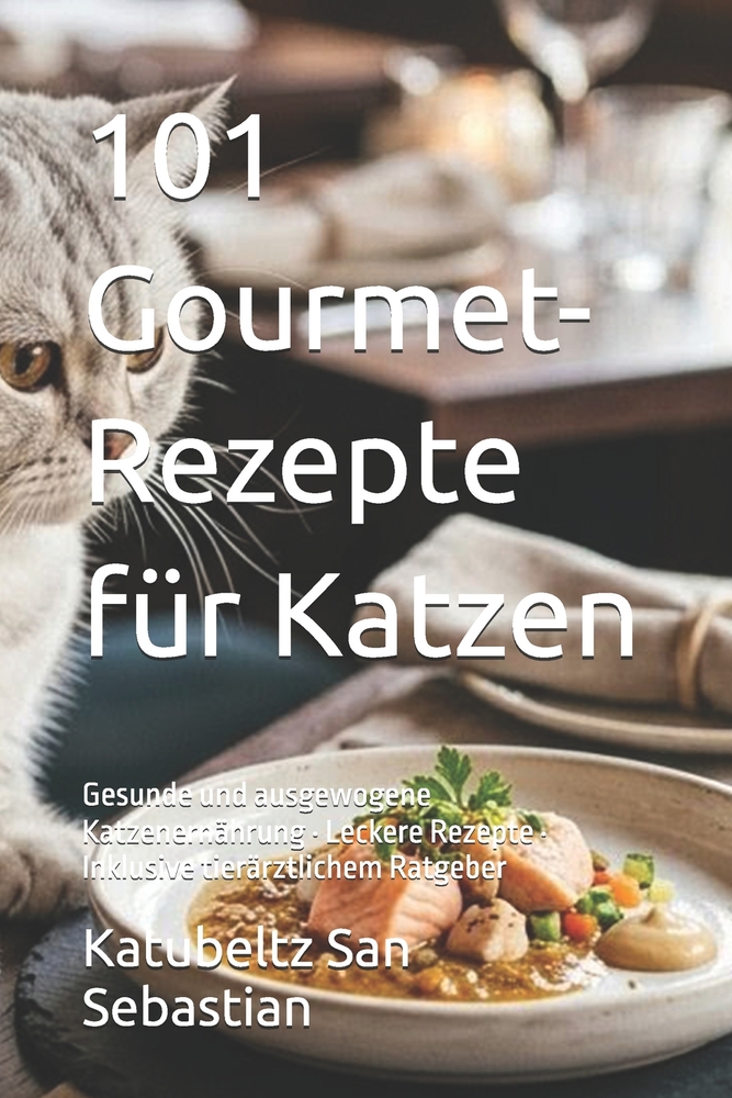 101 Gourmet-Rezepte für Katzen: Gesunde und ausgewogene Katzenernährung - Leckere Rezepte - Inklusive tierärztlichem Ratgeber cover