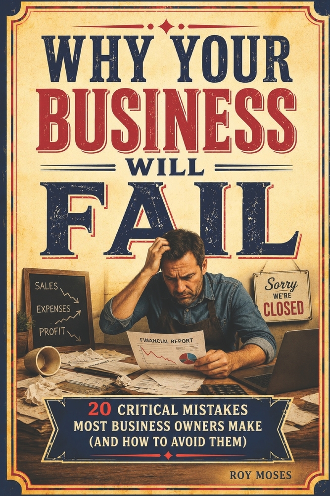Why Your Business Will Fail: 20 most common reasons businesses collapse, and how to avoid them cover