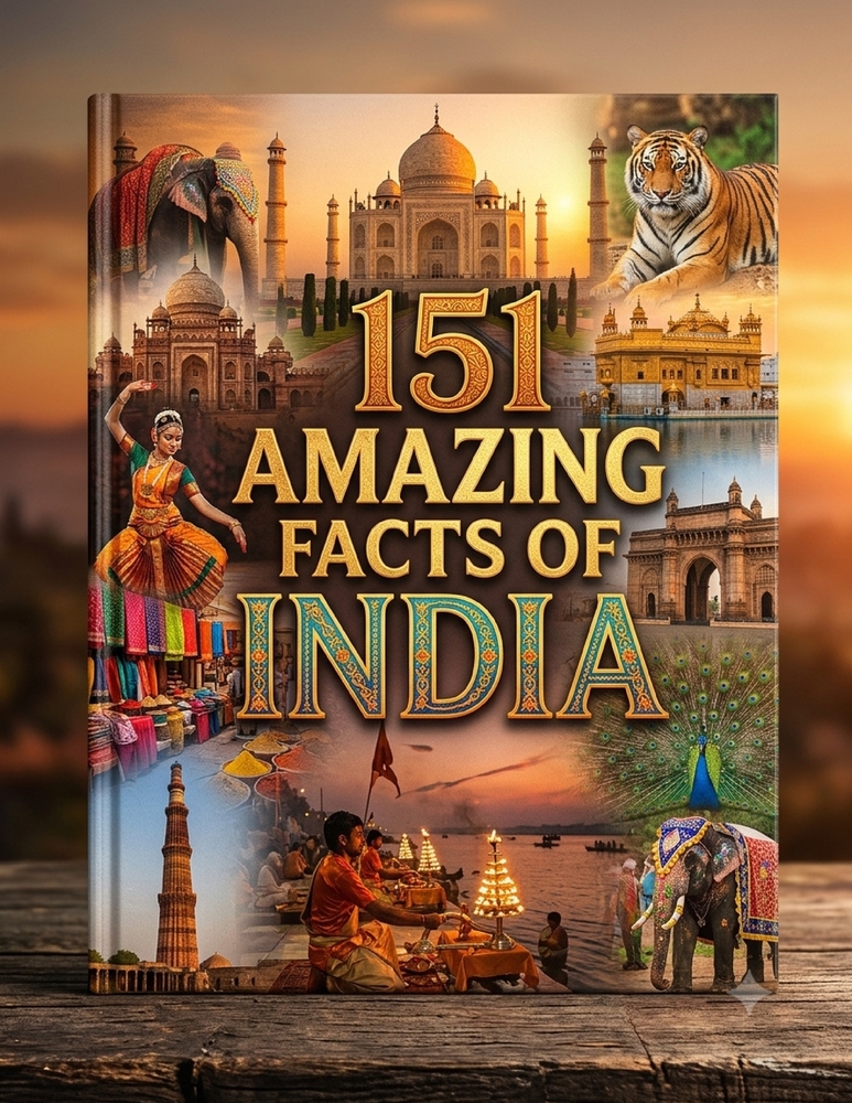 151 Amazing Facts of India: Discover India's History, Culture, Geography, Science, Wildlife, Festivals, and Incredible Achievements cover