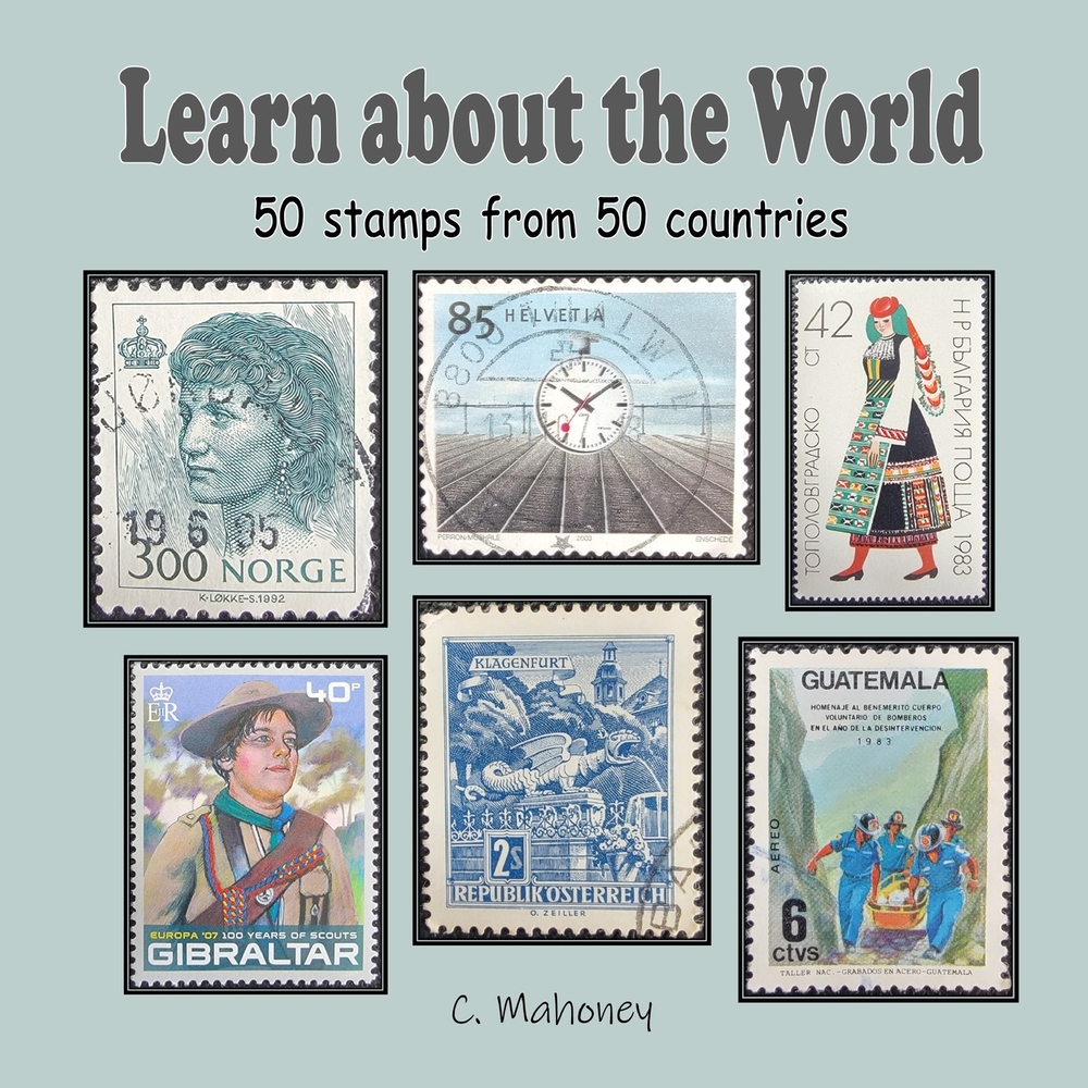 Learn about the World - 50 stamps from 50 countries cover