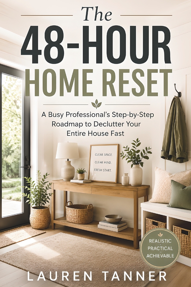 The 48-Hour Home Reset: A Busy Professional's Step-by-Step Roadmap to Declutter Your Entire House Fast cover