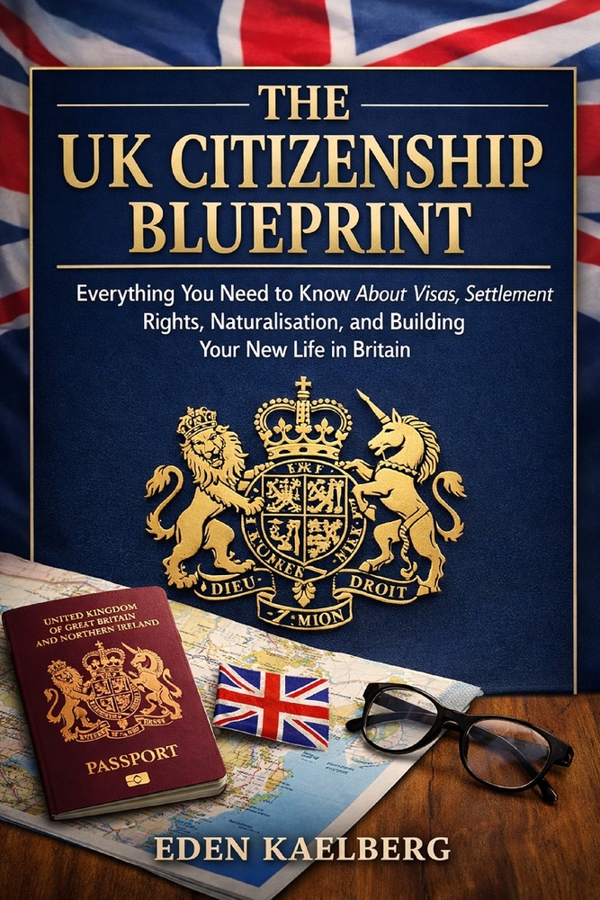 The UK Citizenship Blueprint: Everything You Need to Know About Visas, Settlement Rights, Naturalisation, and Building Your New Life in Britain cover