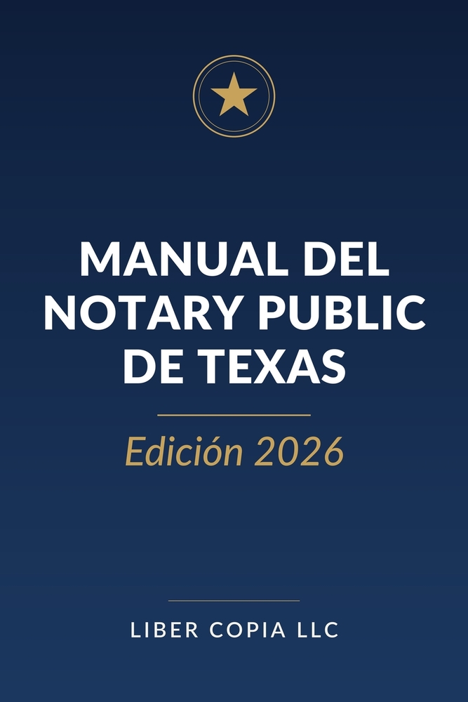 Manual del Notary Public de Texas: Edición 2026 cover