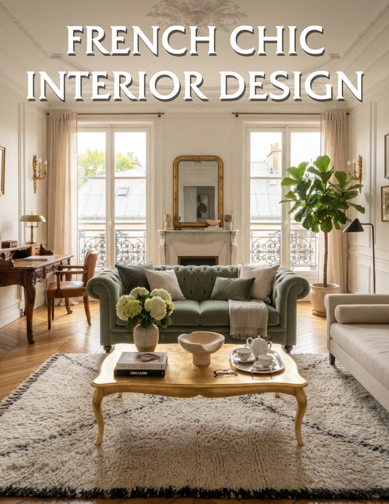 French Chic Interior Design: Timeless Parisian Elegance with Classic Charm and Modern Comfort cover