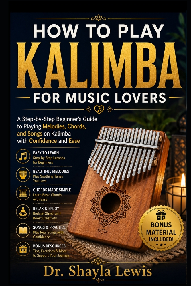 How to Play Kalimba for Music Lovers: A Step-by-Step Beginner's Guide to Playing Melodies, Chords, and Songs on Kalimba with Confidence and Ease cover