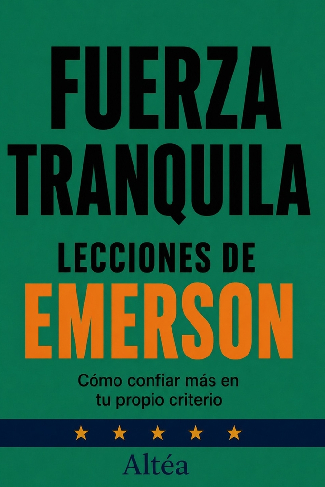 FUERZA TRANQUILA Lecciones de Emerson: Cómo confiar más en tu propio criterio cover