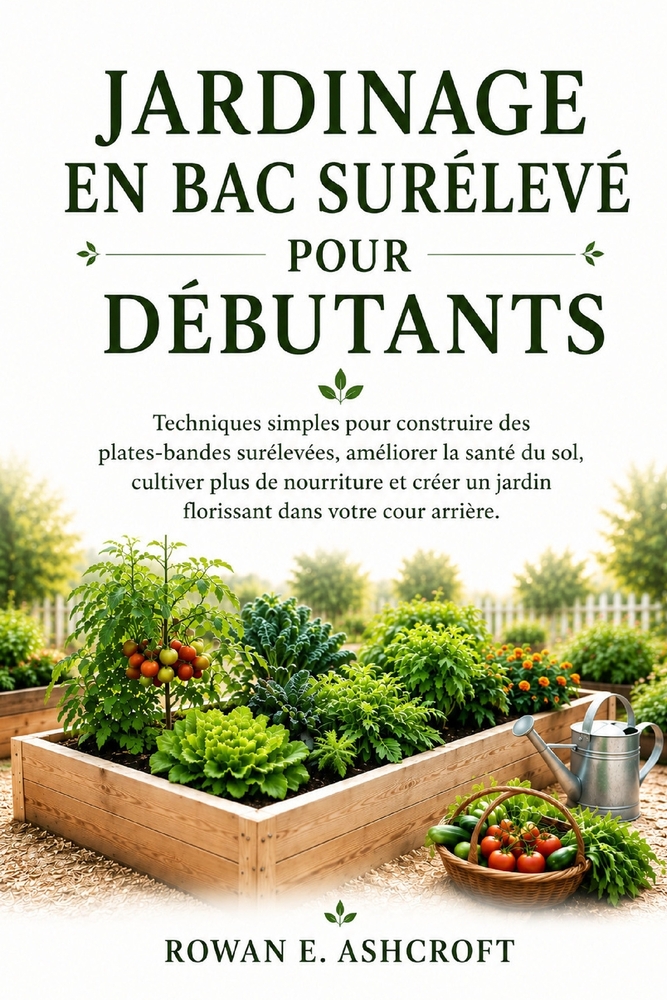 Jardinage En Bac Surélevé Pour Débutants: Techniques simples pour construire des plates-bandes surélevées, améliorer la santé du sol, cultiver plus de cover