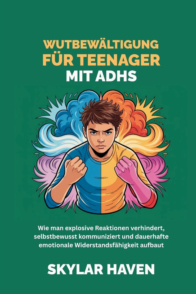 Wutbewältigung für Teenager mit ADHS: Wie man explosive Reaktionen verhindert, selbstbewusst kommuniziert und dauerhafte emotionale Widerstandsfähigke cover