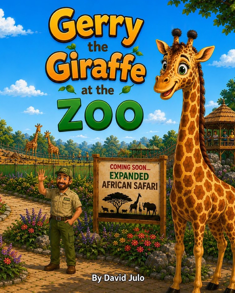 Gerry the Giraffe and the New Zoo Exhibit: Zoo Animals Giraffe Lion Elephant cover