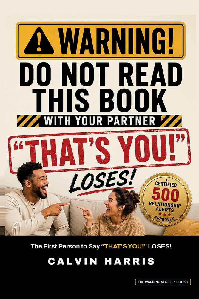 WARNING! Do Not Read This Book With Your Partner: The First Person to Say "THAT'S YOU!" Loses - 500 Hilarious Relationship Alerts for Couples (The Gam cover