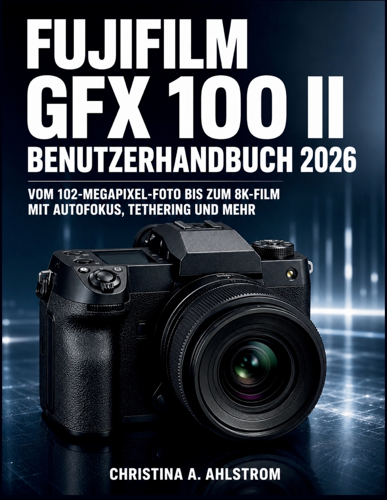 Fujifilm Gfx 100 Ii Benutzerhandbuch 2026: Vom 102-Megapixel-Foto bis zum 8K-Film mit Autofokus, Tethering und mehr cover