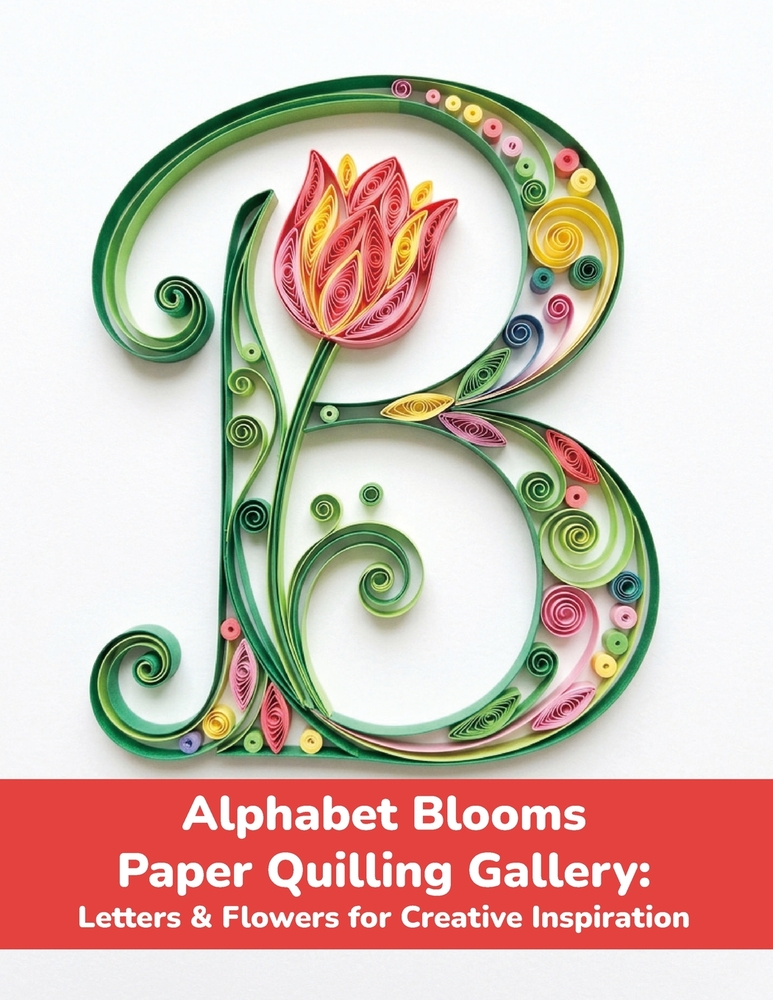 Alphabet Blooms: Paper Quilling Gallery: Letters & Flowers for Creative Inspiration cover