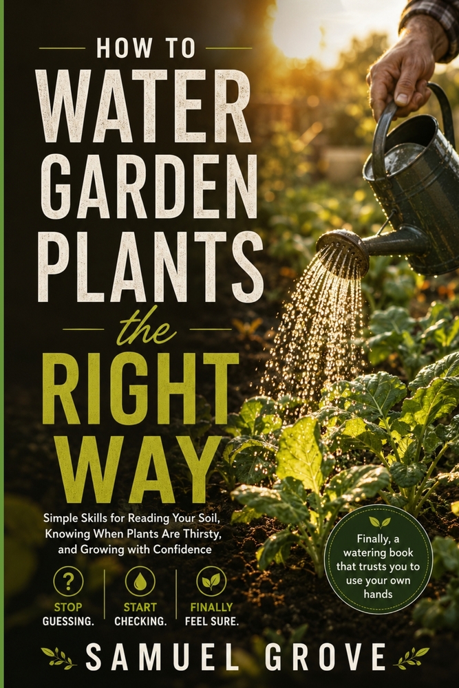 How to Water Garden Plants the Right Way: Simple skills for reading your soil, knowing when plants are thirsty, and growing with confidence cover