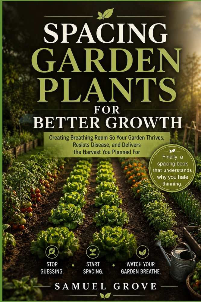 Spacing Garden Plants for Better Growth: Creating breathing room so your garden thrives, resists disease, and delivers the harvest you planned for cover