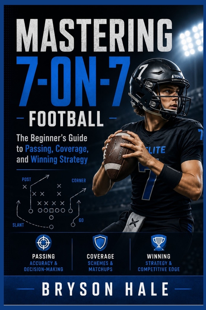 Mastering 7-on-7 Football: The Beginners Guide to Passing, Coverage and Winning Strategy cover