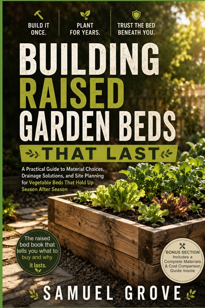 Building Raised Garden Beds That Last: A Practical Guide to Material Choices, Drainage Solutions, and Site Planning for Vegetable Beds That Hold Up Se cover