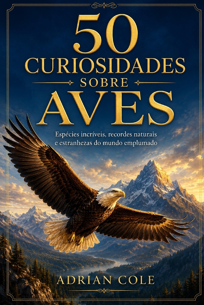 50 Curiosidades Sobre Aves: Espécies incríveis, recordes naturais e estranhezas do mundo emplumado cover