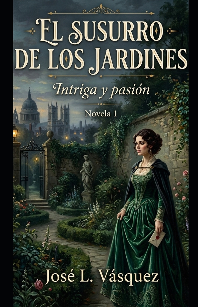 El Susurro de los Jardines: Intriga y pasión, Novela 1 cover