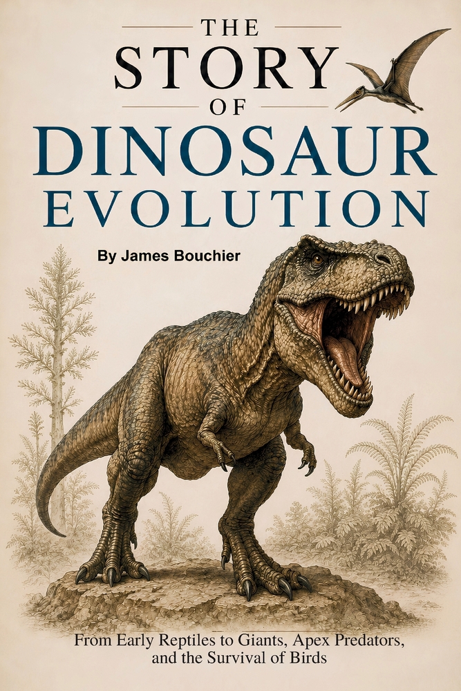 The Story of Dinosaur Evolution: From Early Reptiles to Giants, Apex Predators, Mass Extinction, and the Survival of Birds cover