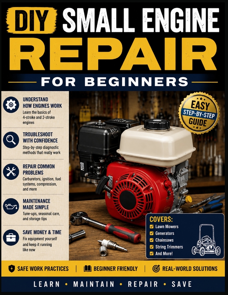 DIY Small Engine Repair for Beginners cover