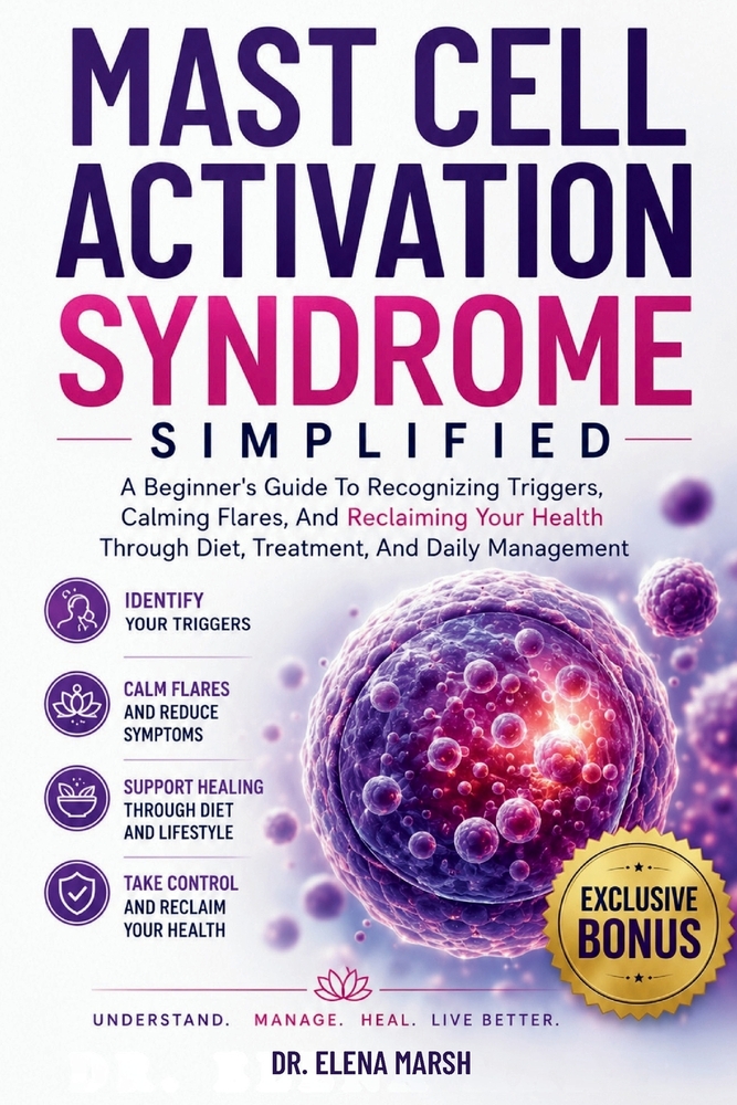 Mast Cell Activation Syndrome Simplified: A Beginner's Guide To Recognizing Triggers, Calming Flares, And Reclaiming Your Health Through Diet, Treatme cover