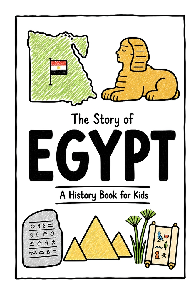 The Story of Egypt - A History Book for Kids: A Fun, Educational, and Illustrated Journey Through Egyptian History for Children and Curious Minds cover