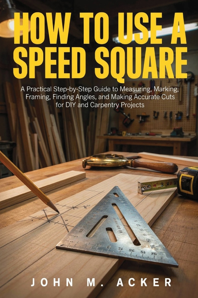 How to Use a Speed Square: A Practical Step-by-Step Guide to Measuring, Marking, Framing, Finding Angles, and Making Accurate Cuts for DIY and Carpent cover