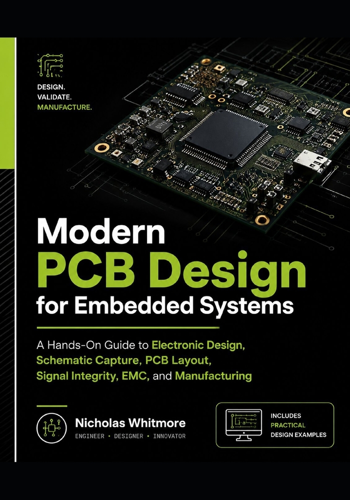Modern PCB Design for Embedded Systems: A Hands-On Guide to Electronic Design, Schematic Capture, PCB Layout, Signal Integrity, EMC, and Manufacturing cover