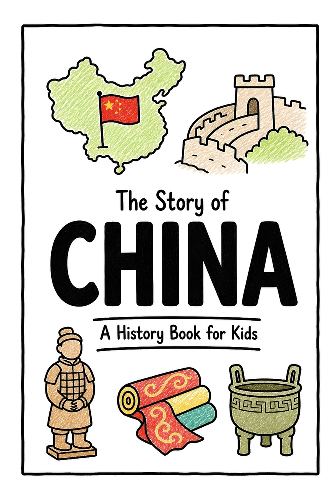 The Story of China - A History Book for Kids: A Fun, Educational, and Illustrated Journey Through Chinese History for Children and Curious Minds cover
