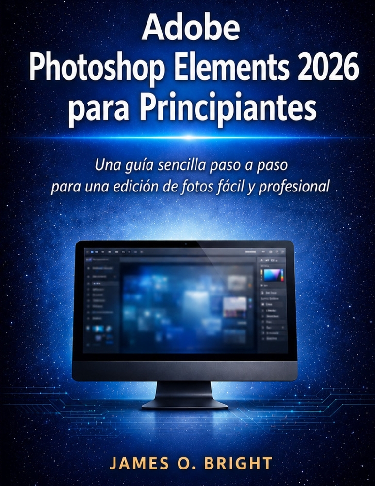 Adobe Photoshop Elements 2026 para Principiantes: Una guía sencilla paso a paso para una edición de fotos fácil y profesional cover