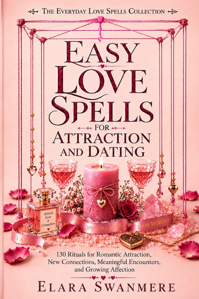 Easy Love Spells for Attraction and Dating: 130 Rituals for Romantic Attraction, New Connections, Meaningful Encounters, and Growing Affection cover