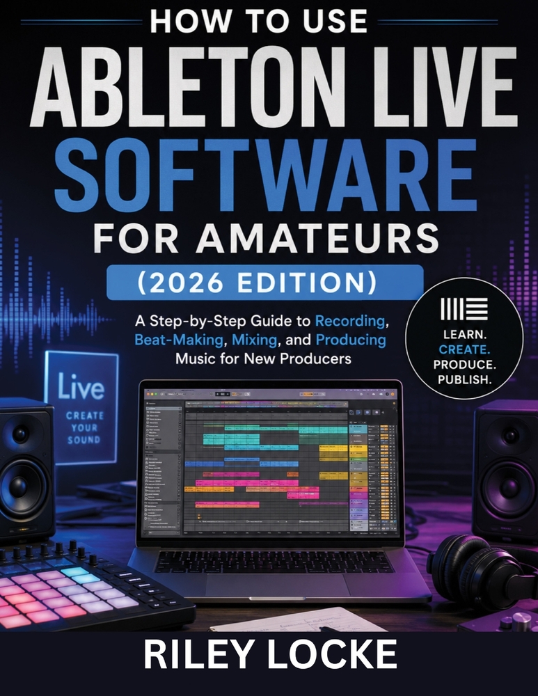 How to Use Ableton Live Software for Amateurs (2026 Edition): A Step-by-Step Guide to Recording, Beat-Making, Mixing, and Producing Music for New Prod cover