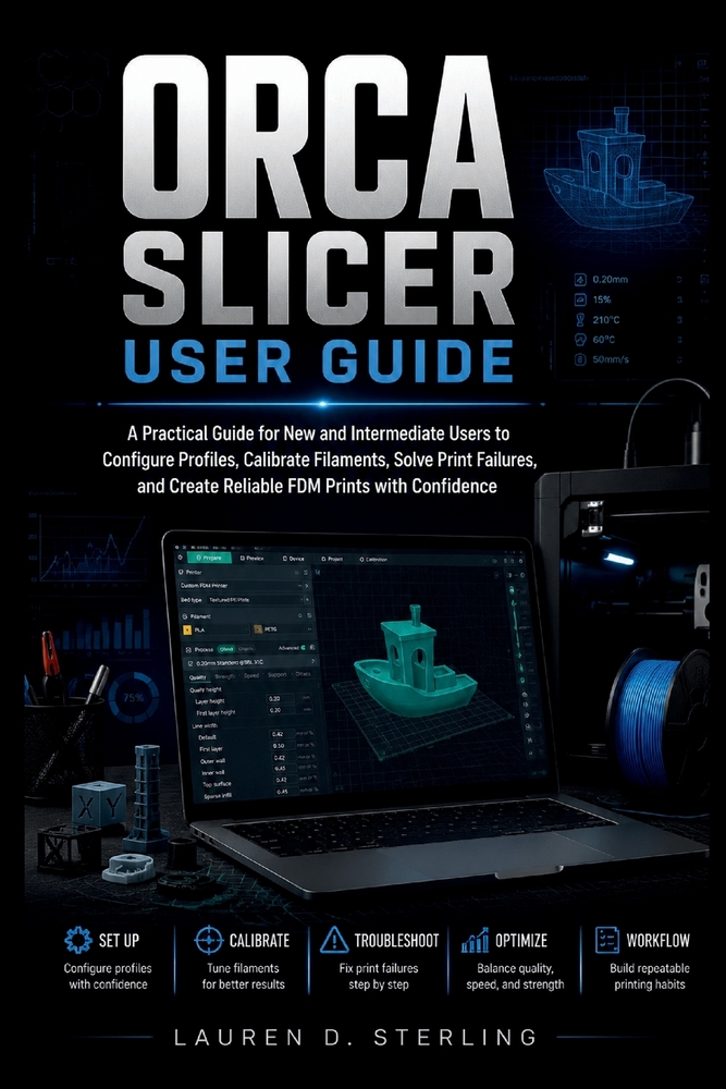 Orca Slicer User Guide: A Practical Guide for New and Intermediate Users to Configure Profiles, Calibrate Filaments, Solve Print Failures, and Create cover