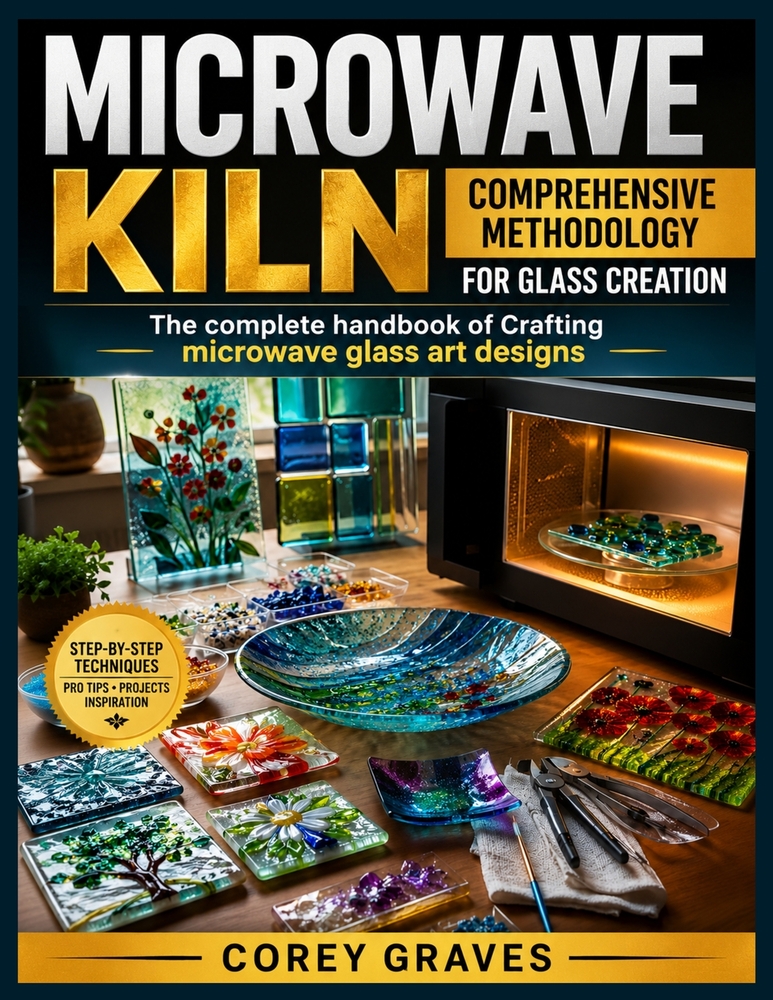 Microwave Kiln: COMPREHENSIVE METHODOLOGY FOR GLASS CREATION : The complete handbook of Crafting microwave glass art designs cover