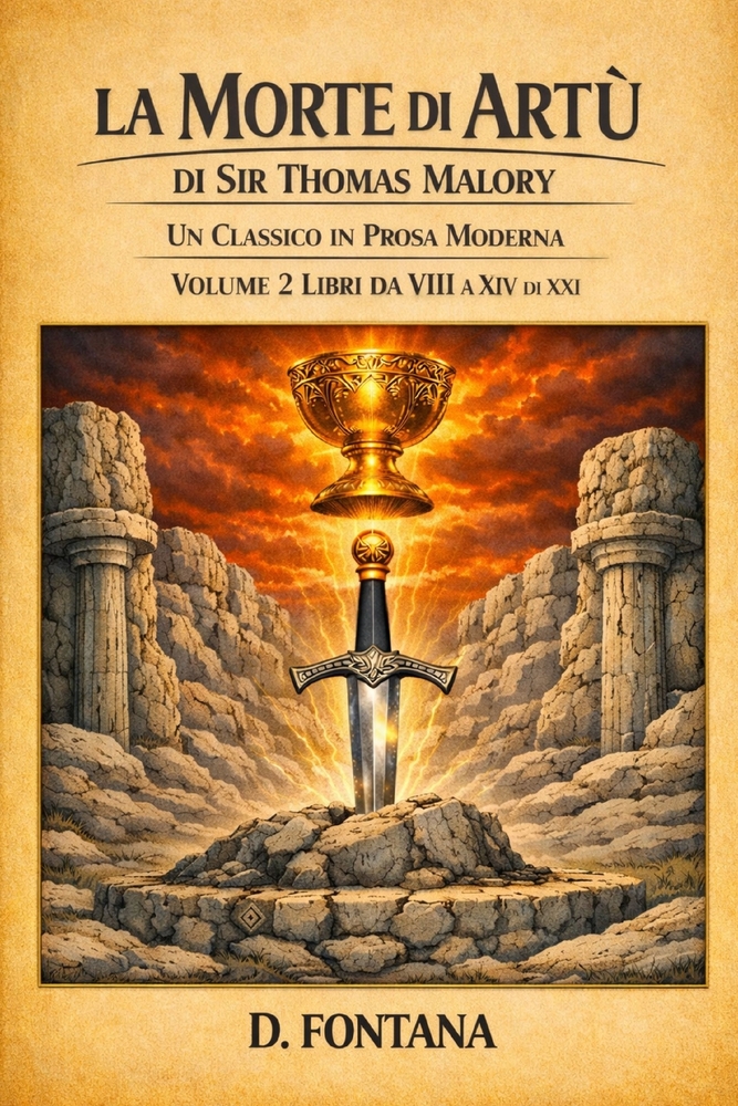 La Morte di Artù di Sir Thomas Malory Volume 2: Un Classico in Prosa Moderna cover
