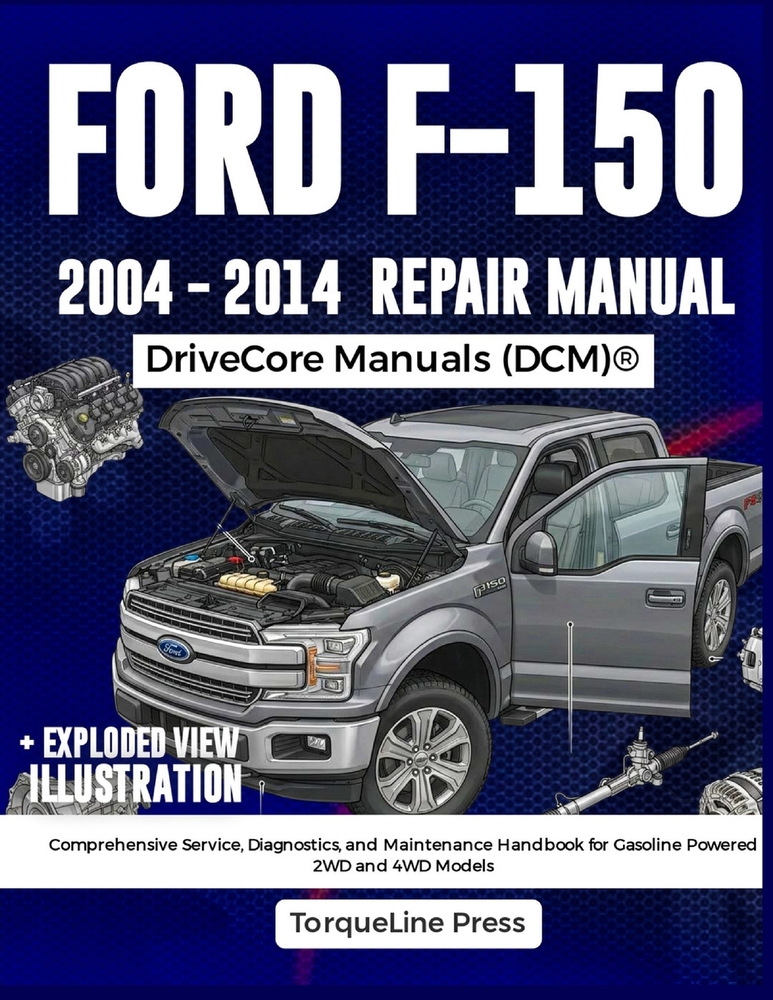 Ford F-150 Repair Manual 2004-2014: Comprehensive Service, Diagnostics, and Maintenance Handbook for Gasoline Powered 2WD and 4WD Models cover