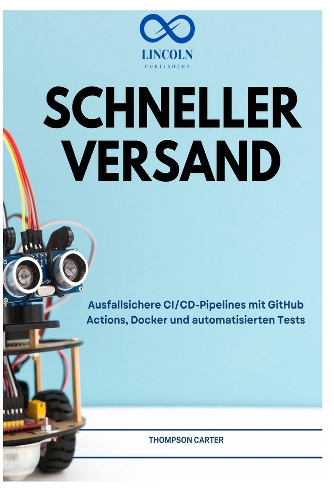 Schneller Versand: Ausfallsichere CI/CD-Pipelines mit GitHub Actions, Docker und automatisierten Tests cover