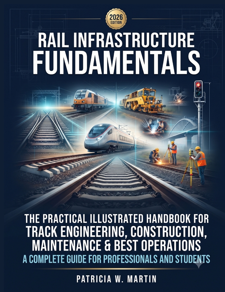 Rail Infrastructure Fundamentals: The Practical Illustrated Handbook for Track Engineering, Construction, Maintenance & Best Operations- A Complete Gu cover
