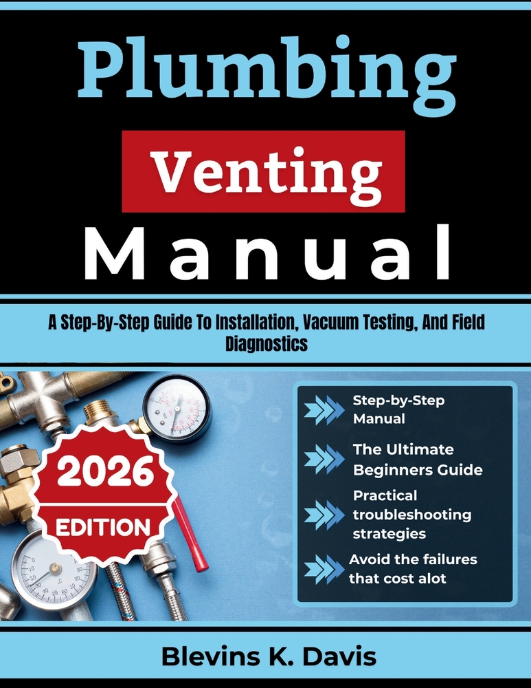 Plumbing Venting Manual: A Step-By-Step Guide To Installation, Vacuum Testing, And Field Diagnostics cover