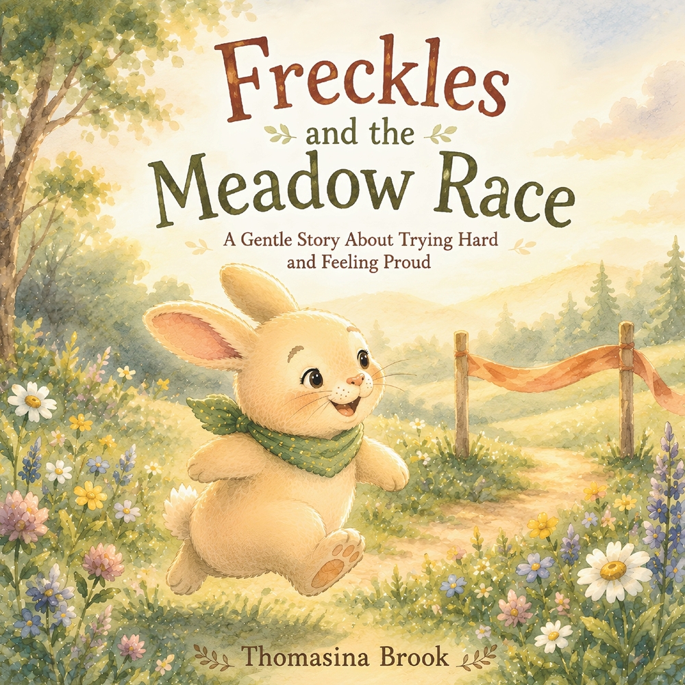 Freckles and the Meadow Race: A Gentle Story About Trying Hard and Feeling Proud, for Ages 3-6 cover