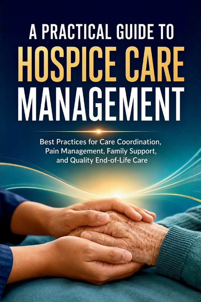 A Practical Guide to Hospice Care Management: Best Practices for Care Coordination, Pain Management, Family Support, and Quality End-of-Life Care cover